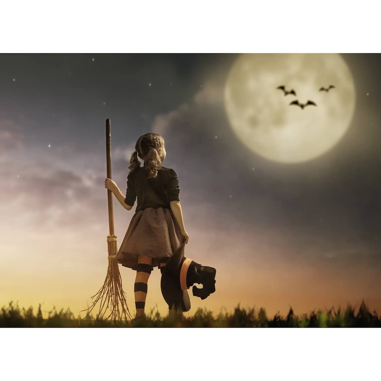 Sparkly Selections Young Witch Diamond Painting Kit, Round Diamonds